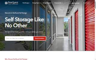 StorQuest Self Storage website