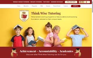 Think Wise Tutoring, LLC. of Miami Lakes website