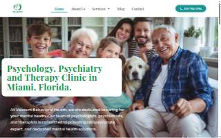 Valcourt Behavioral Health website