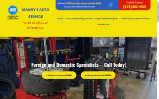 Manny's Auto Service, Inc. website
