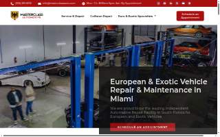 MasterClass Automotive website