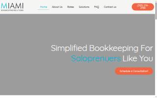 Miami Bookkeeping Solutions website