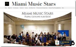 Miami Music Stars website