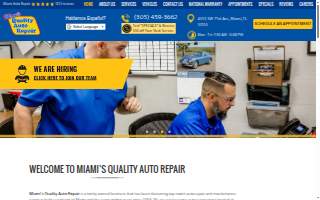 Miami's Quality Auto Repair website