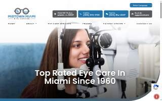 Midtown Miami Eye Center website