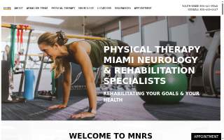 MNRS Physical Therapy South Miami website