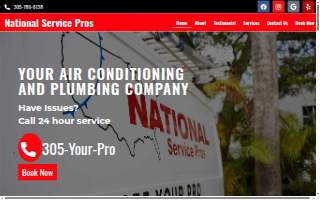National Service Pros website