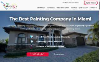 Picazzo Painting Corp of Miami website
