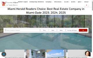 Properties of Miami website