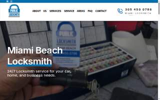 Public Locksmith Inc. of Miami website