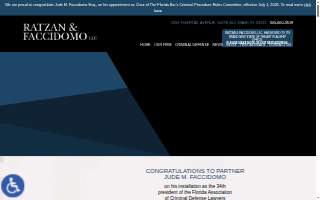 Ratzan & Faccidomo LLC - Miami Criminal Lawyer website