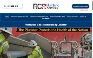 RCR plumbing services inc website
