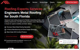 Roofing Experts Services website