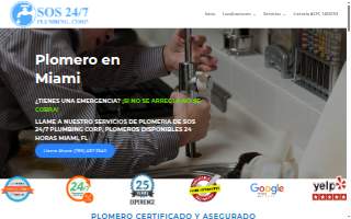 SOS 24/7 Plumbing Corp | Plomero | Plomeros website