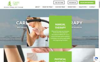 Care360 Physical Therapy website