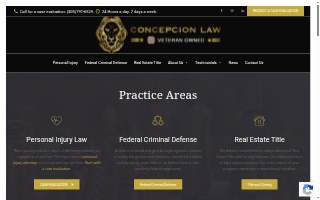 Concepcion Law website