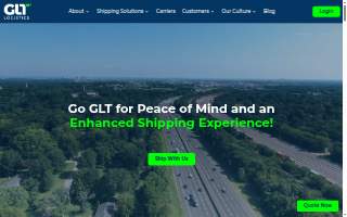 GLT Logistics website