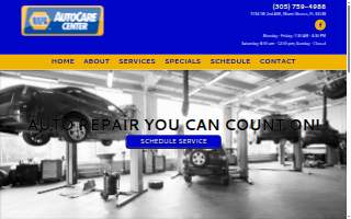 Miami Shores Auto Repair Inc website