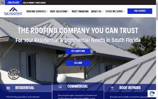T & E Roofing Inc website