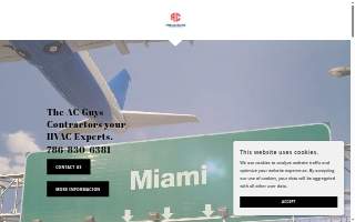 The AC Guys Contractors website