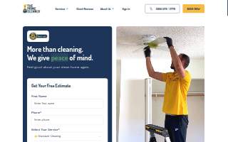 The Prime Cleaner website