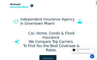 We Insure Downtown Miami website