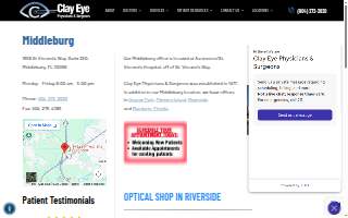 Clay Eye Physicians & Surgeons website