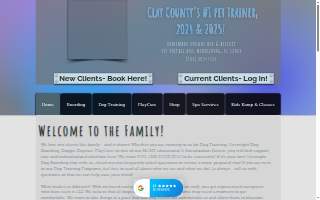 Homemade Hounds Bed & Biscuit website