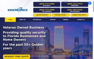 Kentronix Security Systems website