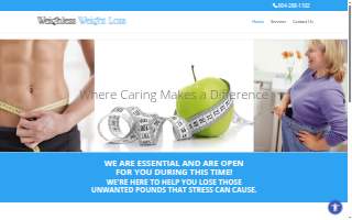 Weighless Weight Loss website