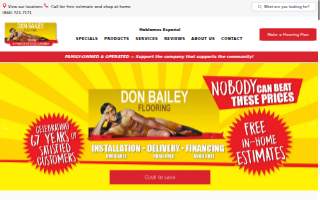 Don Bailey Flooring website