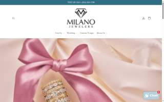 Milano Jewelers website