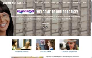 Miramar Vision Center website