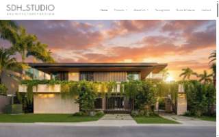 SDH Studio Architecture and Interior Design website