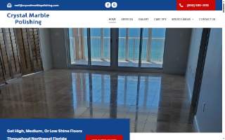 Crystal Marble Polishing website
