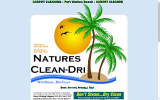 Natures Clean-Dri website