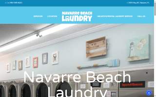 Navarre Beach Laundry website