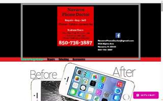 Navarre Phone Doctor website