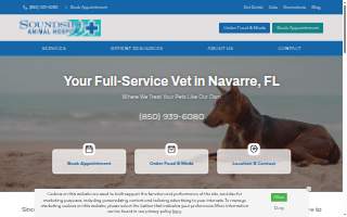 Soundside Animal Hospital website
