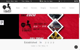 All Auto Impact website