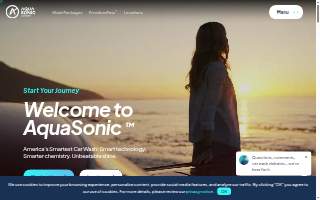 AquaSonic Car Wash website