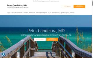 Coastal Orthopaedics and Sports Medicine website