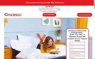 Mattress Discount House website