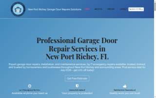 New Port Richey Garage Door Repairs Solutions website