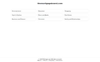 The Mortgage Board website