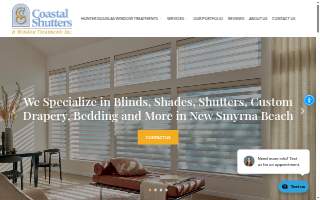 Coastal Shutters & Window Treatments Inc. website