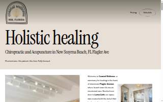 Coastal Wellness Chiropractic and Acupuncture website