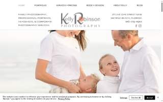 Kelly Robinson Photography website