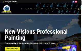 New Visions Painting LLC website