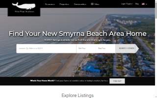 White Whale Real Estate website